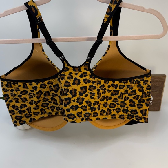 Leading Lady Yellow Leopard Print Bra Sz 48 DD - Picture 16 of 16